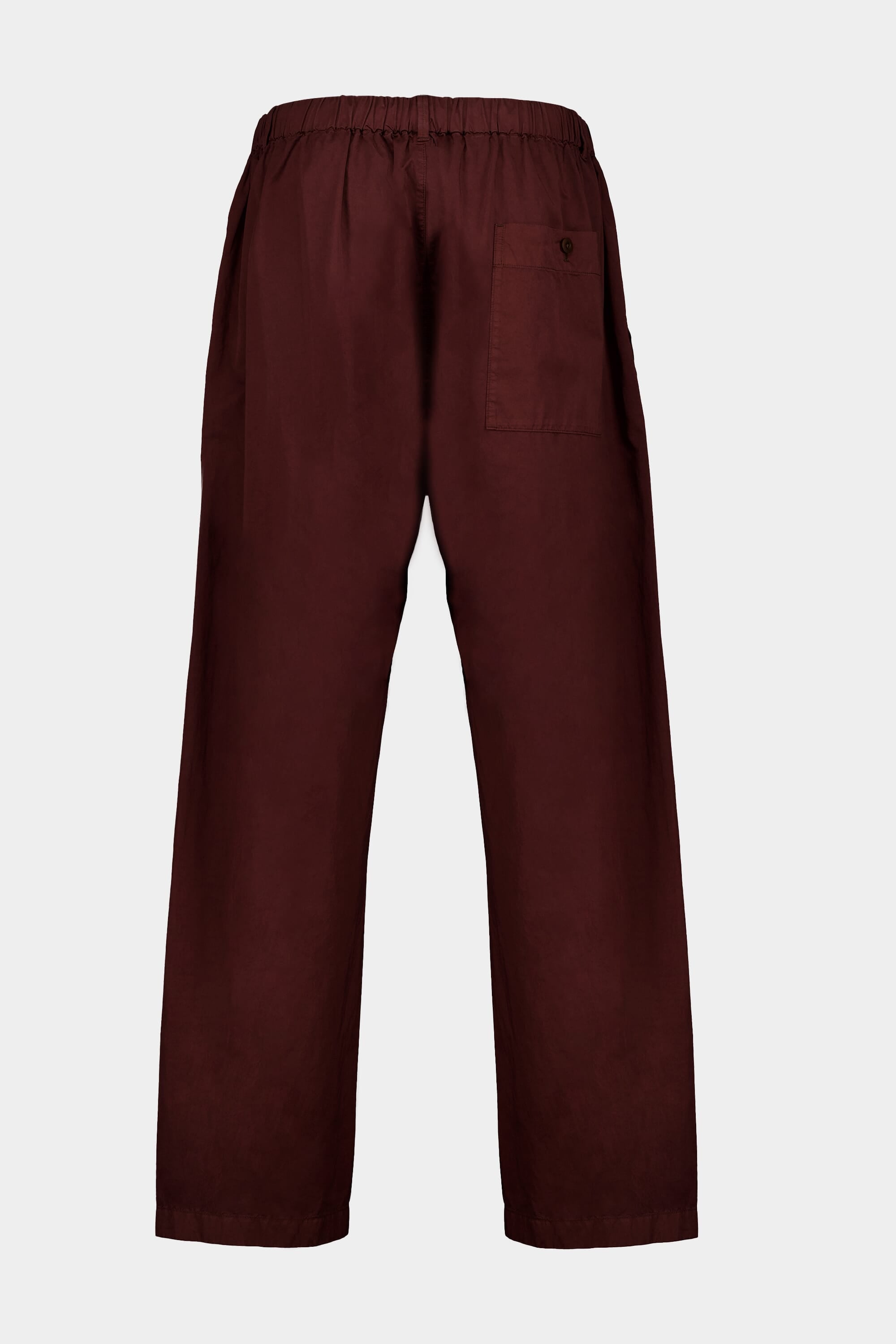 Relaxed Cotton Satin Pants