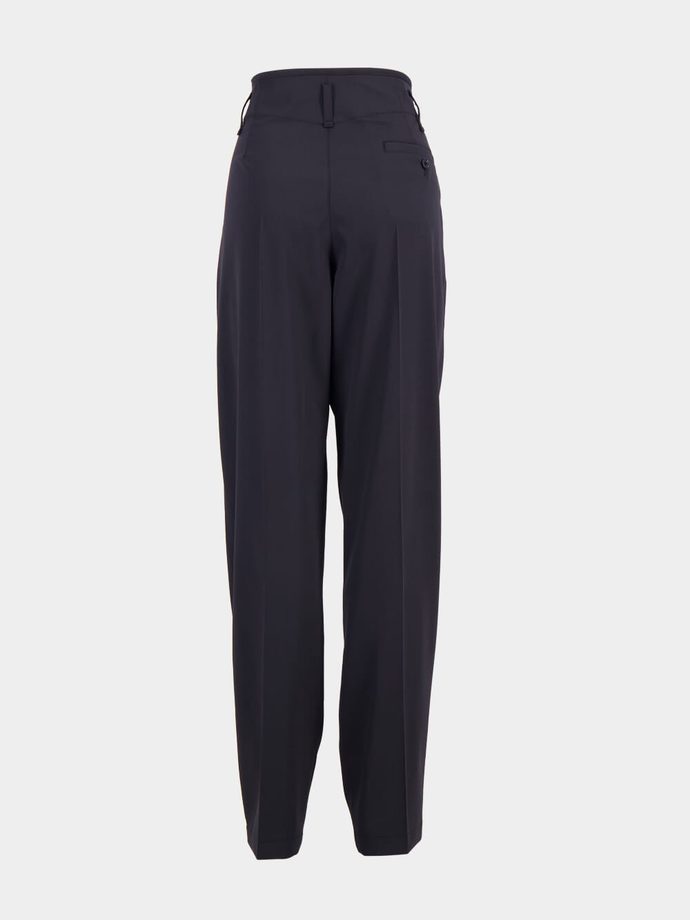 Tailored Pleated Wool Trousers