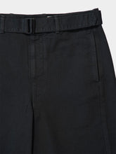 Lemaire Carbon Blue Twisted Heavy Denim Shorts