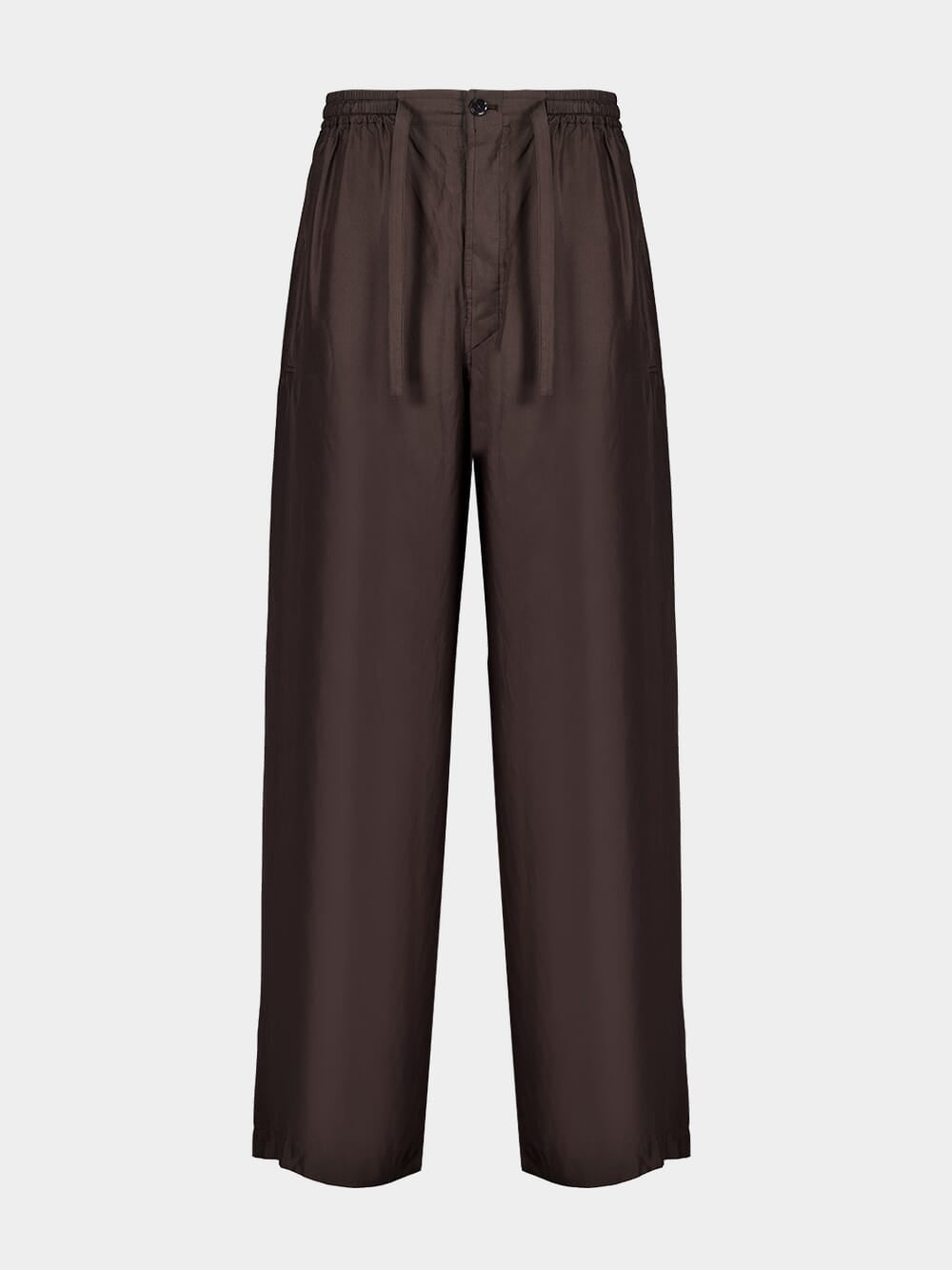 Espresso Silk Taekwondo Pants