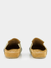 Baziszt Khaki Green Palmor Suede Mules