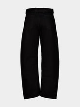 Lemaire Black Twisted Belted Denim Pants