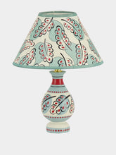 Cressida Bell Paisley Leaf Vase Lamp