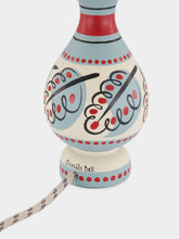 Cressida Bell Paisley Leaf Vase Lamp