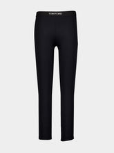 Tom Ford Black Lustrous Jersey Signature Leggings