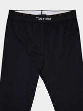 Tom Ford Black Lustrous Jersey Signature Leggings