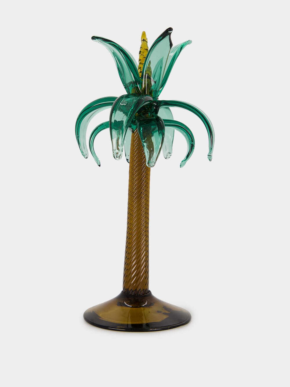 Decorative Glass Palm Tree