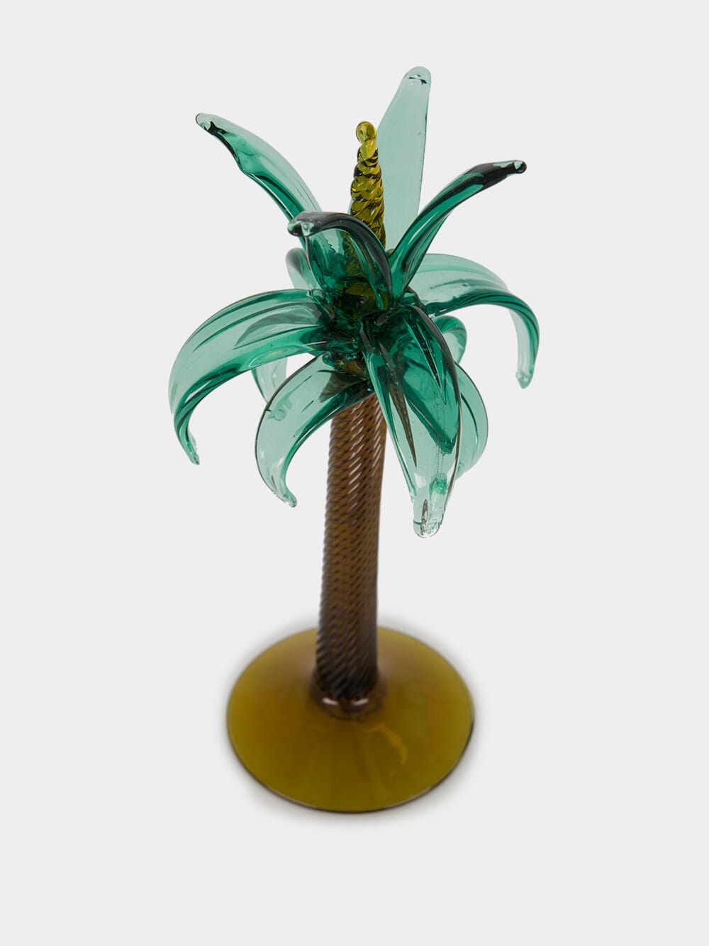 Decorative Glass Palm Tree