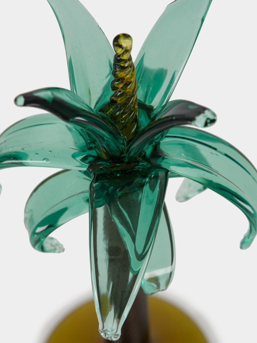 Decorative Glass Palm Tree