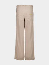 Marni Beige Cotton Nylon Paperbag Trousers