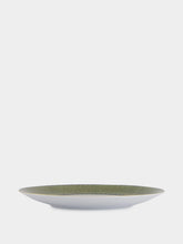 Marie Daâge Salad/Dessert Plate Coupe Panache in Snake Green and Khaki