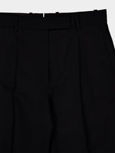 Tom Ford Black Wool Straight-Leg Trousers
