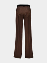 Tom Ford Cinnamon Brown Stretch Silk Satin PJ Pants