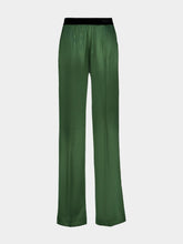 Tom Ford Moss Green Stretch Silk Satin PJ Pants