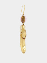 Isabel Marant Sculpted Golden Drop Earrings