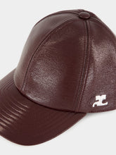 Courrèges Burgundy Reedition Vinyl Cap
