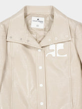 Courrèges Mastic Grey Reedition Vinyl Jacket