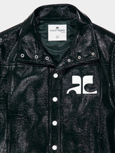 Courrèges Dark Green Reedition Vinyl Jacket