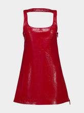 Courrèges Red Reedition Vinyl Mini Dress