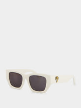 Palm Angels Hinkley White Sunglasses