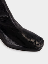 Courrèges Black Reedition Vinyl Knee-High Boots