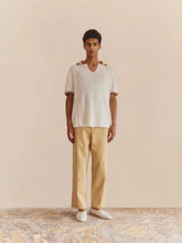 Commas Crochet Collar Polo Shirt