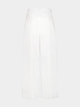 Altuzarra White Wilson Wide-Leg Cotton Pants