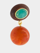 Lizzie Fortunato Coral Laurel Drop Earrings