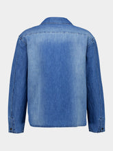 Commas Denim Cotton Hemp Pop Over Shirt