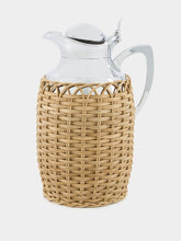 Rattan-Encased Carafe