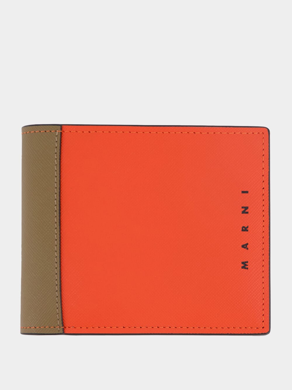 Saffiano Leather Bi-Fold Wallet