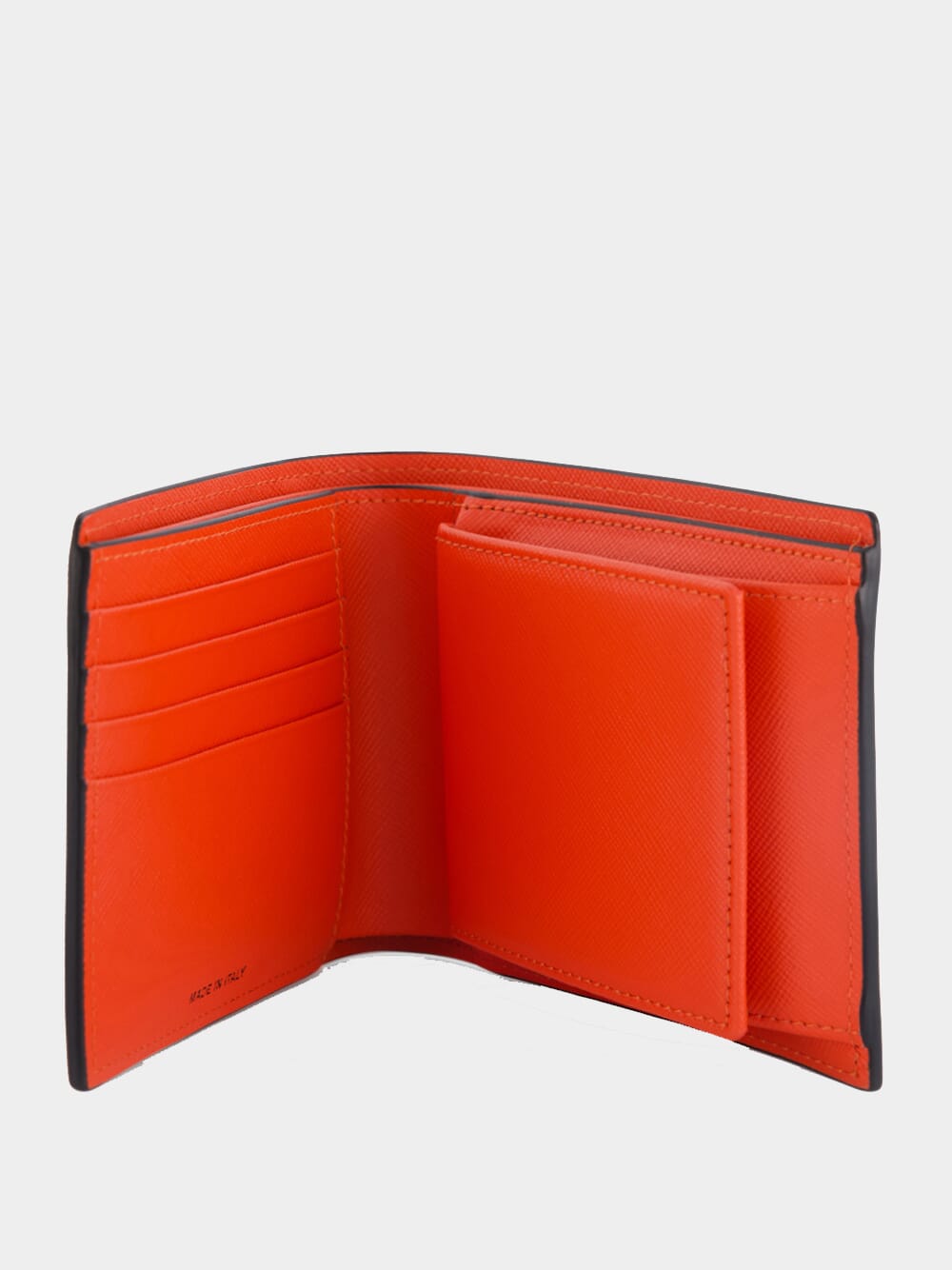 Saffiano Leather Bi-Fold Wallet