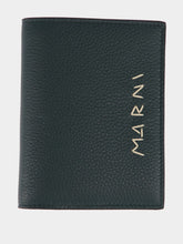Marni Black Leather Bifold Wallet