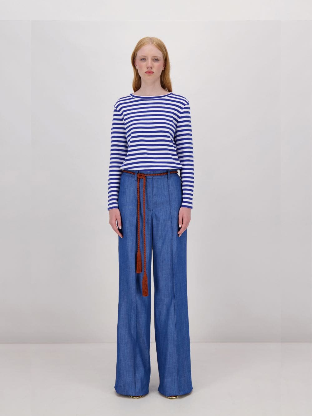 Pistia Denim Tailored Pants