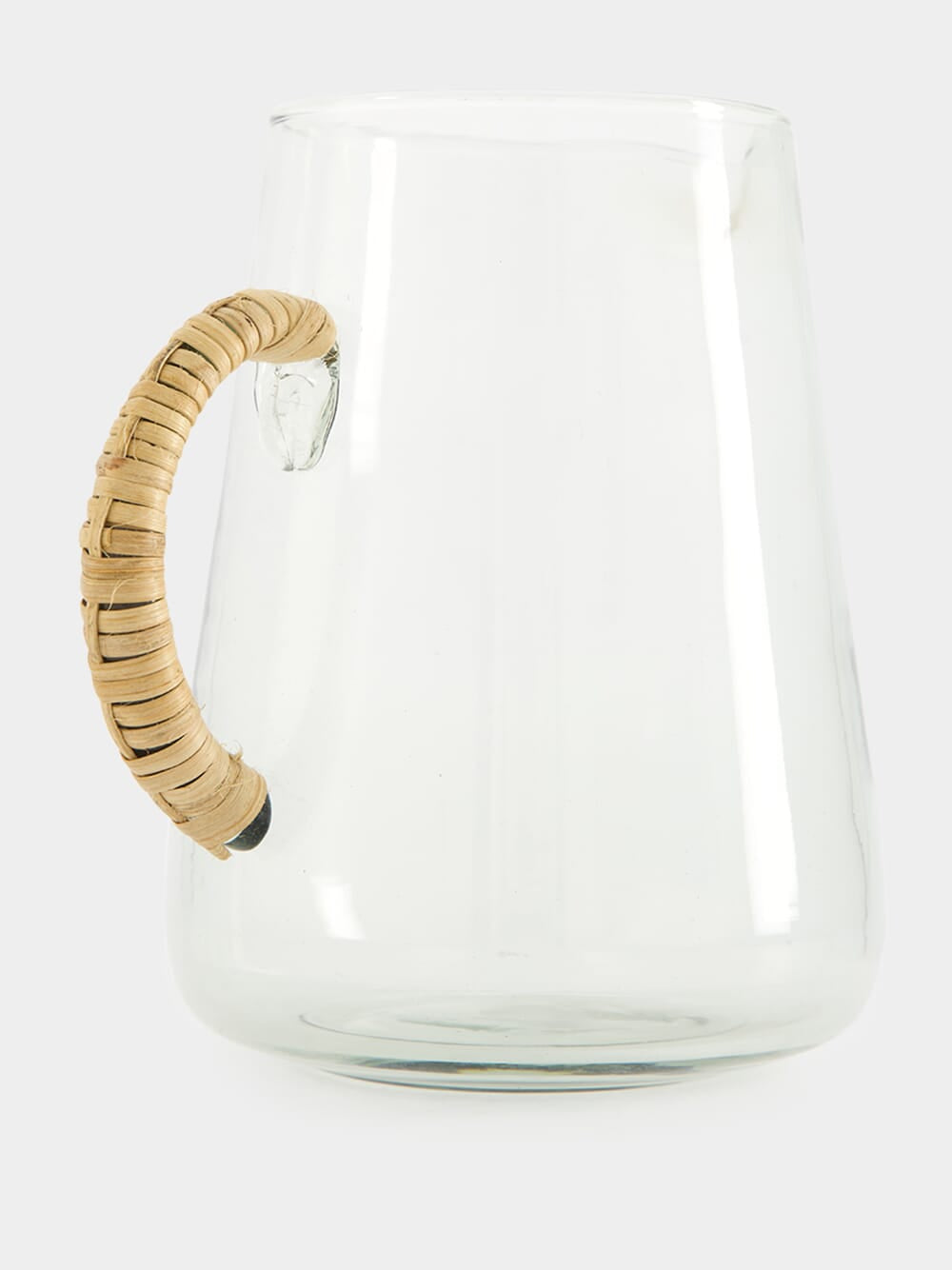 Glass Jug With Bamboo Handle