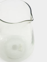 Madam Stoltz Glass Jug with Bamboo Handle