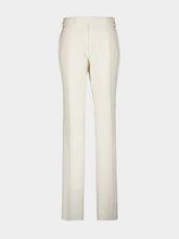 Tom Ford Ivory Mulberry Silk Pants