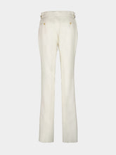Tom Ford Ivory Mulberry Silk Pants