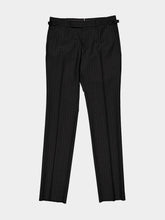 Tom Ford Dark Grey Classic Wool Pants