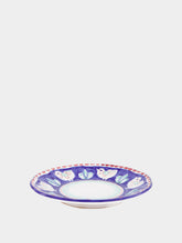 Popolo Chicken Blue Ceramic Dessert Plate