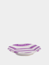 Popolo Striped Ceramic Dessert Plate