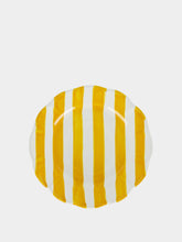 Popolo Ocher Stripe Dessert Plate