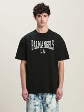 Palm Angels Black College Graphic T-Shirt