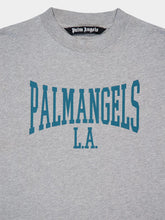 Palm Angels Grey College Graphic T-Shirt