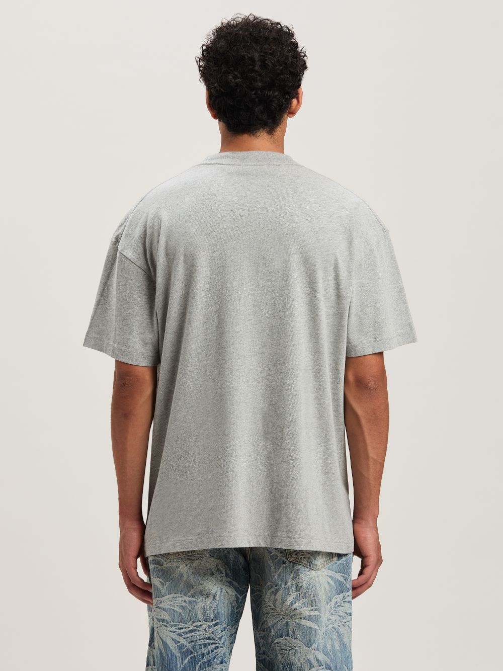 Grey College Graphic T-Shirt