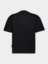 Palm Angels Black Curved Logo T-Shirt