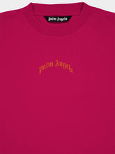 Palm Angels Fuchsia and Orange Back Logo T-Shirt