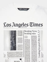 White PA x LA Times Oversized News T-Shirt | PDP - Fashion Clinic
