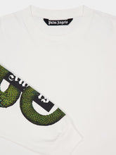 Palm Angels White Snake Box Logo Long-Sleeve T-Shirt
