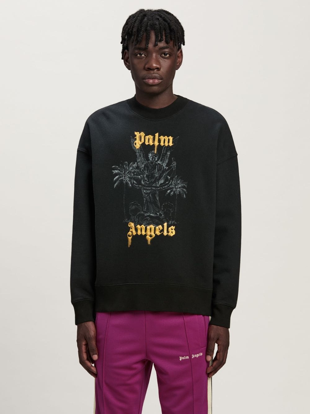 Black Palms Pencil Sweatshirt